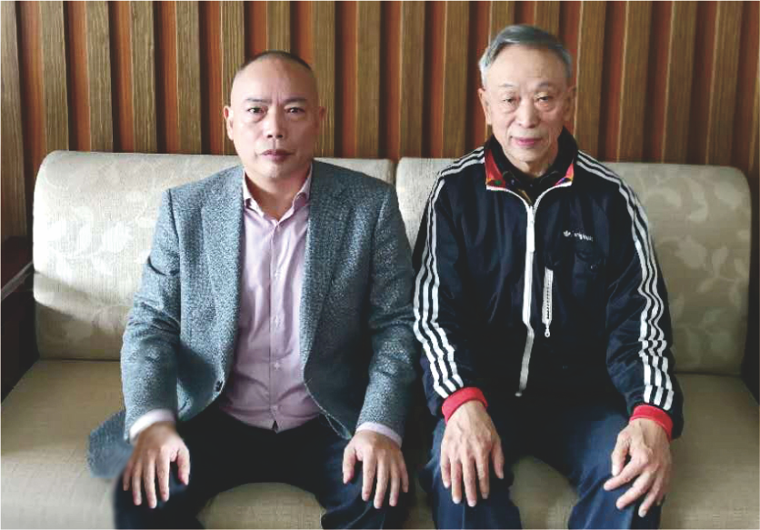 杭特董事长（左）  杭特技术总顾问刘振印（右）
